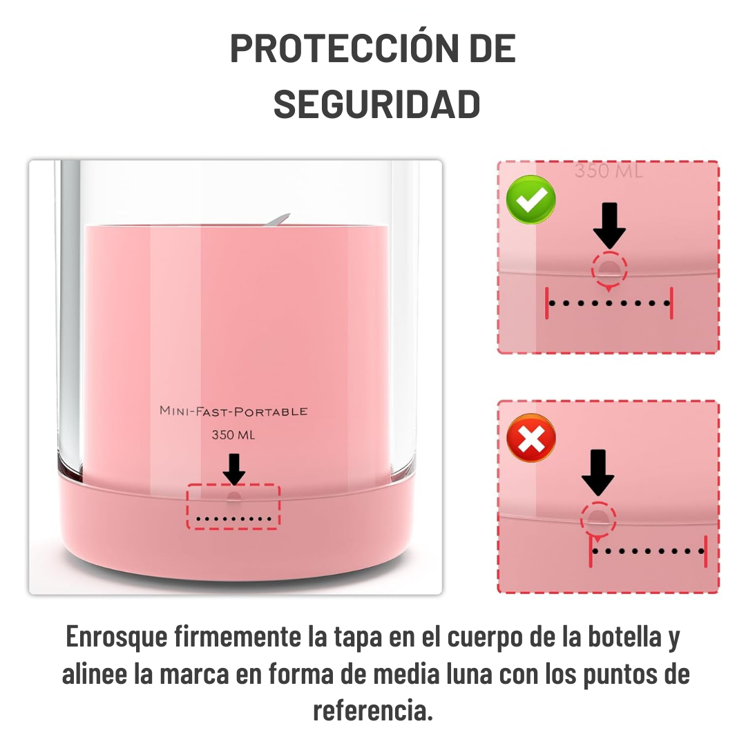 Mini Batidora Portátil Recargable USB